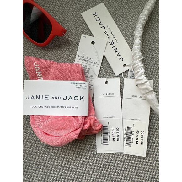 janie and Jack Girls Set 5 pieces - Picture 3 of 3